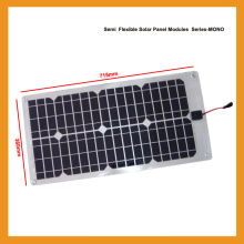 28W Flexível Solar Photovoltaic Componente de painéis solares de silício monocristalino